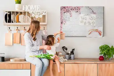 Tableau d’affichage en liège Nature qui s'éveille flore