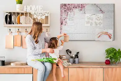 Tableau d’affichage en liège Nature qui s'éveille flore