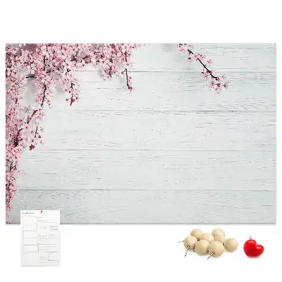 Tableau d’affichage en liège Nature qui s'éveille flore