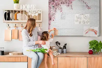 Tableau d’affichage en liège Nature qui s'éveille flore