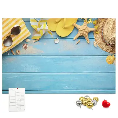 Tableau de liège Accessoires de plage