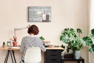 Tableau d’affichage en liège Panneaux en bois