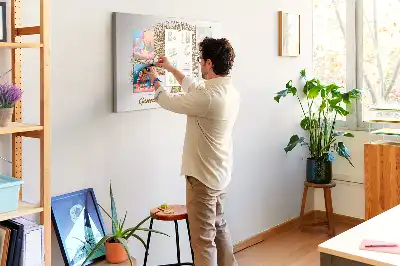 Tableau en liège déco Ancien arbre généalogique