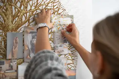 Tableau en liège déco Ancien arbre généalogique