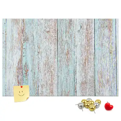 Tableau d’affichage en liège Bois pastel