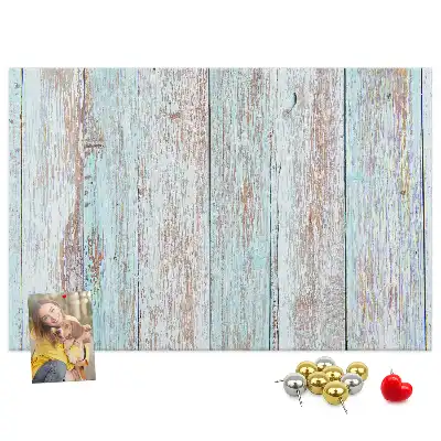Tableau d’affichage en liège Bois pastel