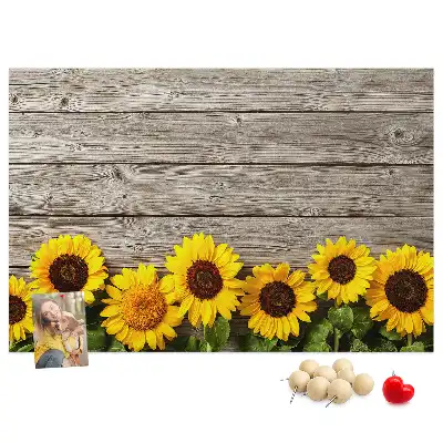 Tableau d’affichage en liège Tournesols