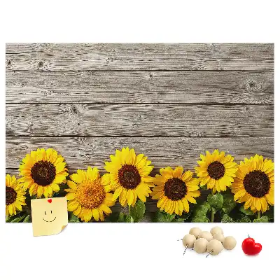 Tableau d’affichage en liège Tournesols