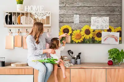 Tableau d’affichage en liège Tournesols