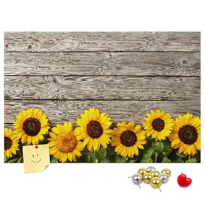 Tableau d’affichage en liège Tournesols