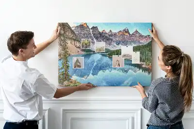 Tableau d’affichage en liège Paysage de montagne rocheuse