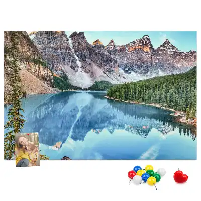 Tableau d’affichage en liège Paysage de montagne rocheuse