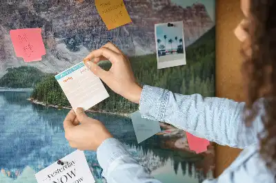 Tableau d’affichage en liège Paysage de montagne rocheuse