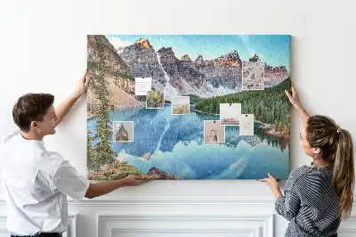 Tableau d’affichage en liège Paysage de montagne rocheuse