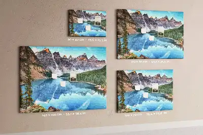 Tableau d’affichage en liège Paysage de montagne rocheuse
