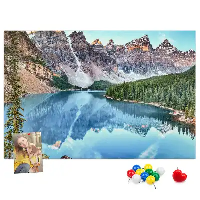 Tableau d’affichage en liège Paysage de montagne rocheuse