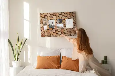 Tableau en liège déco Bouchons en bois vin