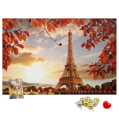 Tableau en liège déco Tour Eiffel
