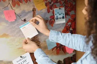 Tableau en liège déco Tour Eiffel