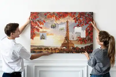 Tableau en liège déco Tour Eiffel