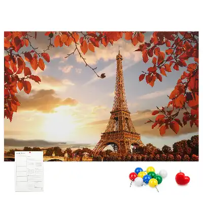 Tableau en liège déco Tour Eiffel