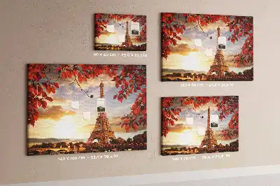 Tableau en liège déco Tour Eiffel