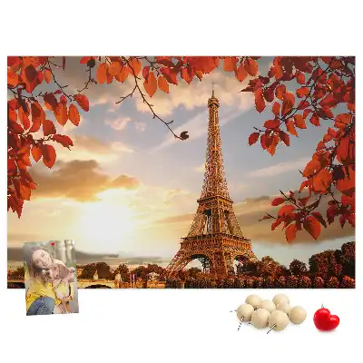Tableau en liège déco Tour Eiffel