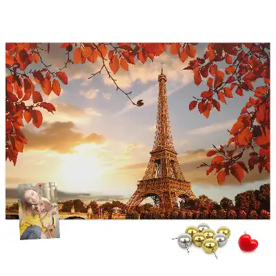 Tableau en liège déco Tour Eiffel