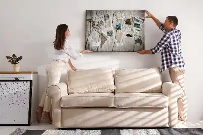 Tableau d’affichage en liège Carte du monde motif