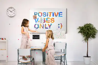 Tableau en liège déco Citation positive