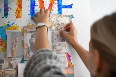 Tableau en liège déco Citation positive