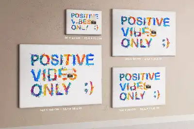 Tableau en liège déco Citation positive