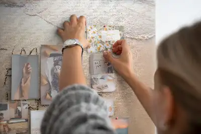 Tableau d’affichage en liège Citation sur la plage