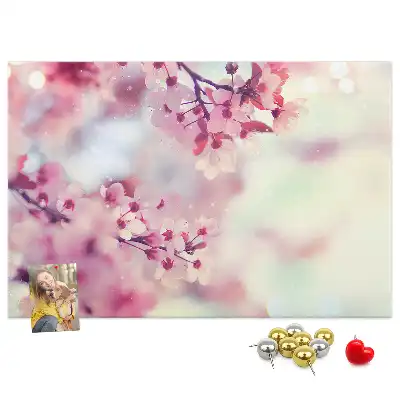 Tableau de liège Fleurs printemps