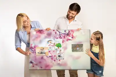 Tableau de liège Fleurs printemps