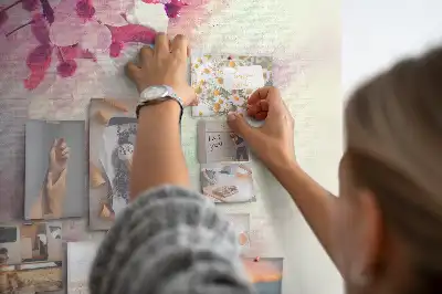 Tableau de liège Fleurs printemps