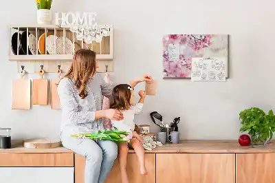 Tableau de liège Fleurs printemps