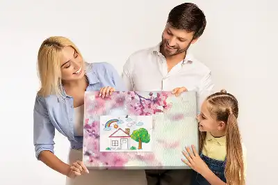 Tableau de liège Fleurs printemps