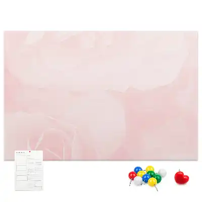 Tableau d’affichage en liège Roses en fleurs