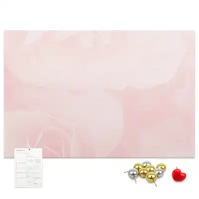 Tableau d’affichage en liège Roses en fleurs