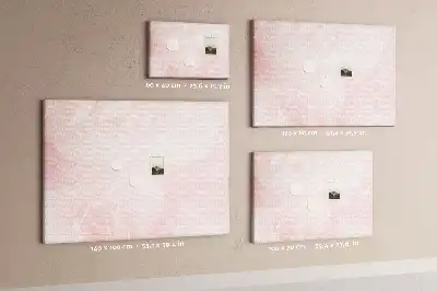 Tableau d’affichage en liège Roses en fleurs