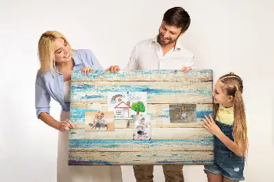 Tableau d’affichage en liège Bois rayé