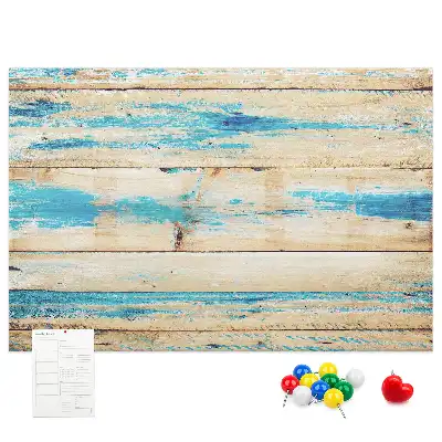 Tableau d’affichage en liège Bois rayé