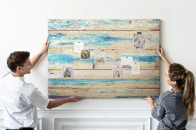 Tableau d’affichage en liège Bois rayé