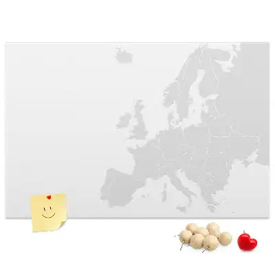 Tableau de liège Continent européen division