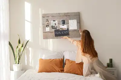 Tableau en liège déco Inscription tu peux le faire !