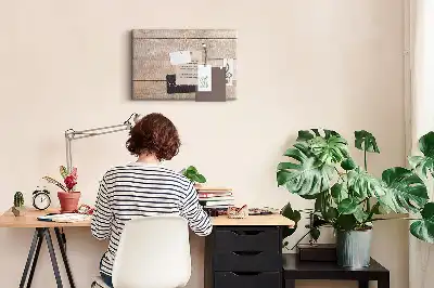 Tableau en liège déco Inscription tu peux le faire !