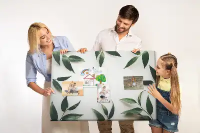 Tableau de liège Cadre de feuilles