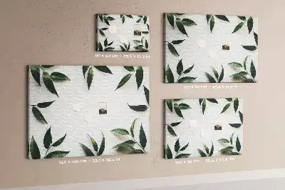 Tableau de liège Cadre de feuilles