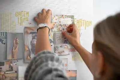Tableau en liège déco Noms de pays